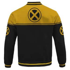 Amazing X-men Classic Black And Yellow Theme Varsity Jacket