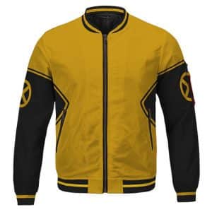 Amazing X-men Classic Black And Yellow Theme Varsity Jacket